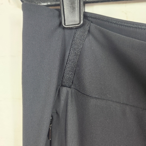 Athleta Travel Work Athletic Casual Essential Cosmic Wide Leg Pants Black 16T - Picture 6 of 14